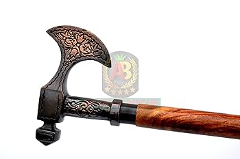 アンティーク・斧（銘入り） Amazon.co.jp: アンティーク斧バイキングウォーキングスティック